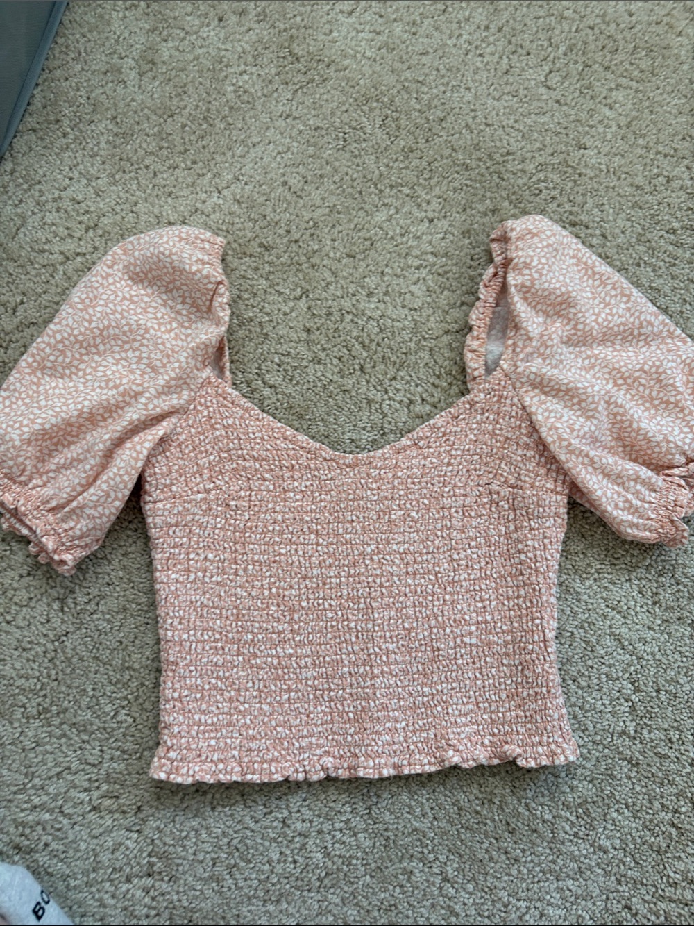 Pink sleeves shirt  - medium